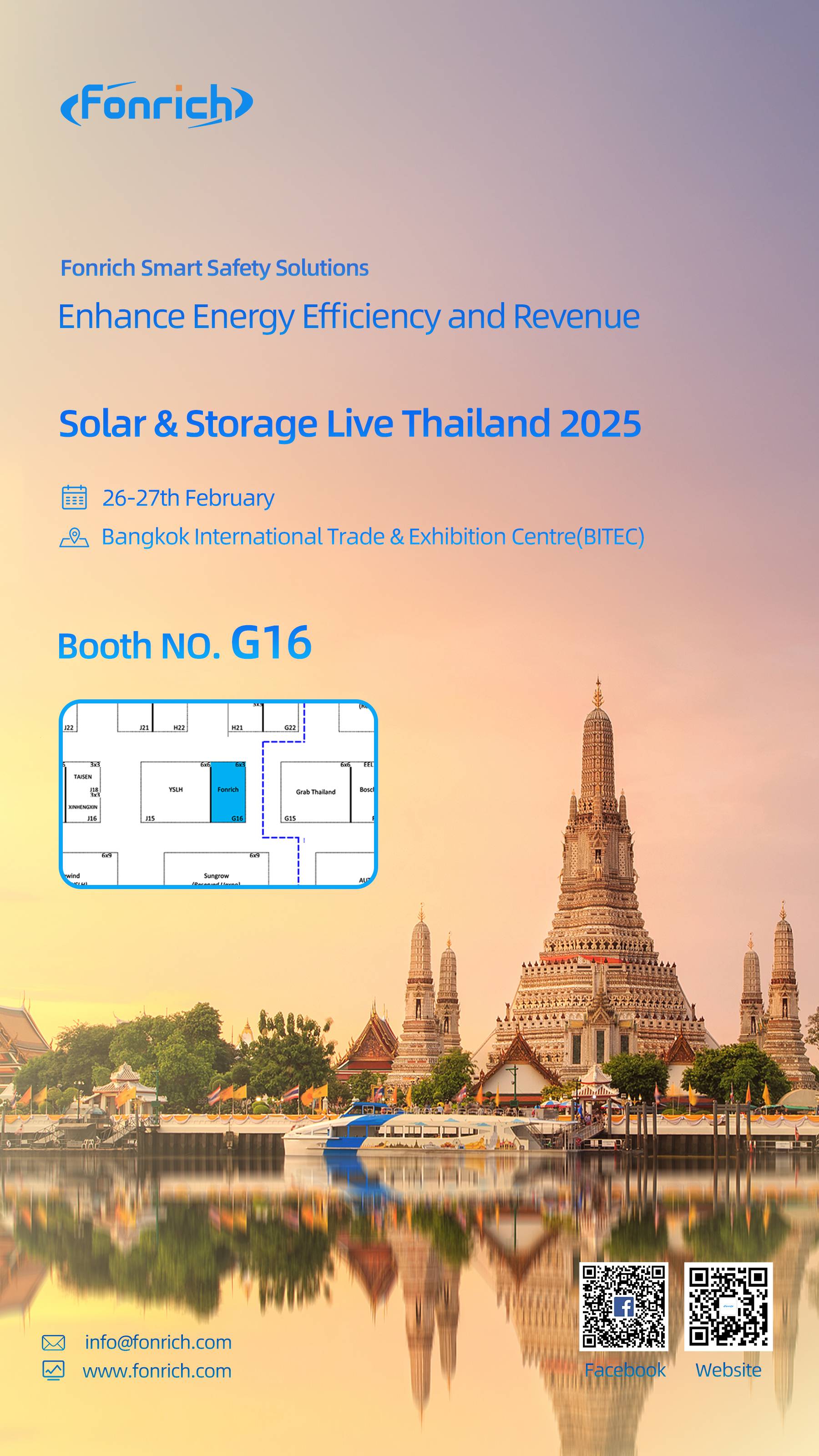 Fonrich Invites You To The Solar & Storage Live Thailand 2025